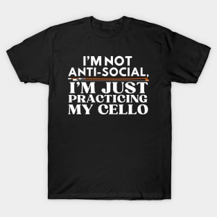 Practicing My Cello T-Shirt